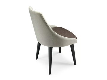 KONTEA 590 - Upholstered wooden easy chair by Et al. - view 3